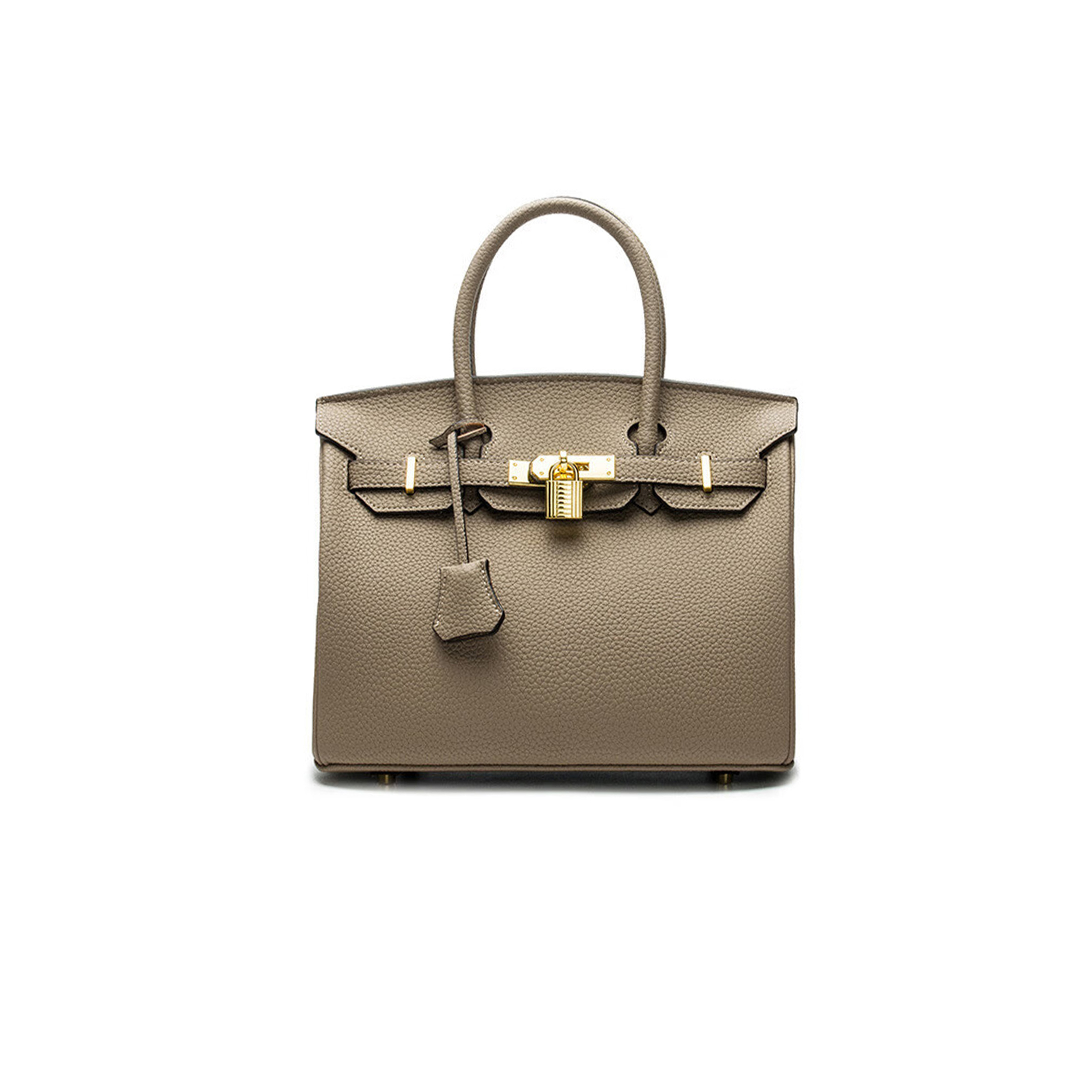 HERMES MASTER BIRKIN 30 TOGO LEATHER TURTLEDOVE GREY GOLD BUCKLE HANDBAG 970384942 (30*20*13cm)